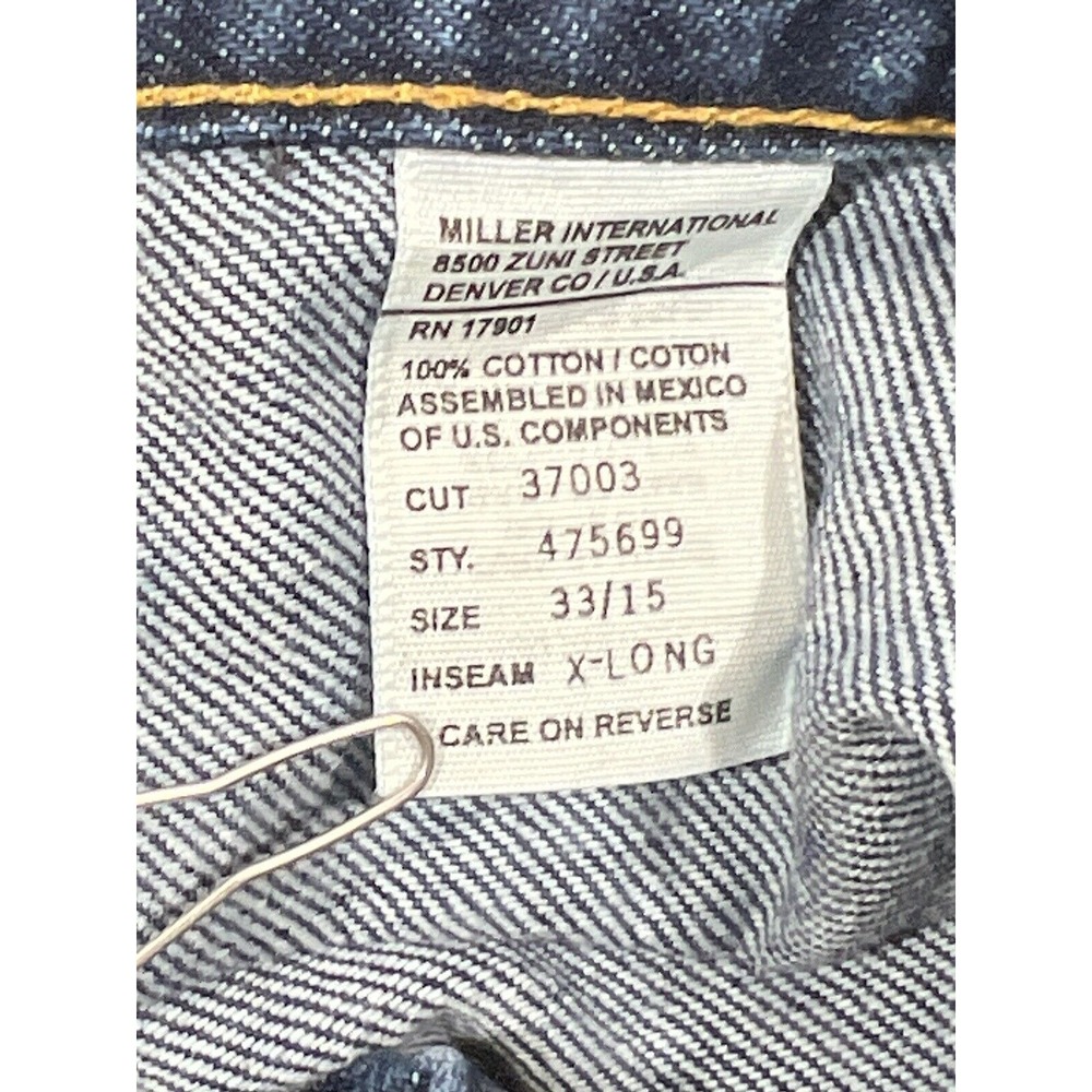 Rocky Mountain Clothing Co Jeans Mens 33x37 Tall Blue Medium Wash Denim - Picture 2 of 16